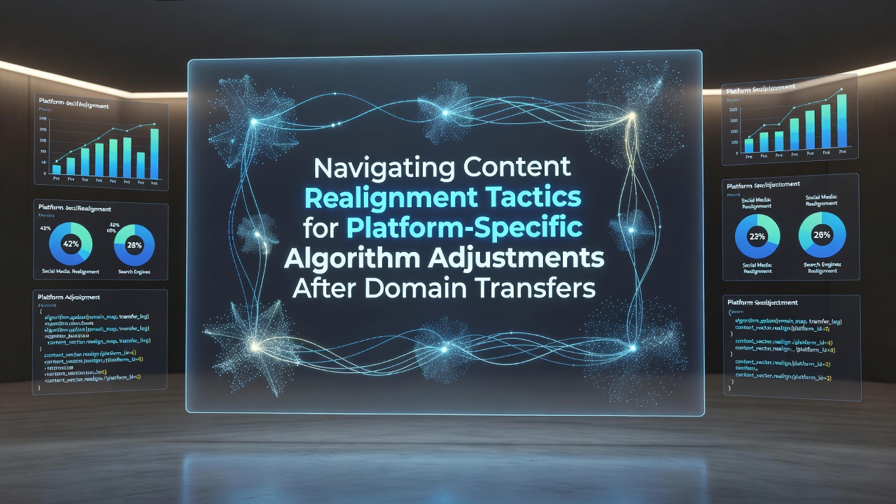 Navigating Content Realignment Tactics for Platform-Specific Algorithm Adjustments After Domain Transfers